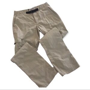 Columbia GRT Omni Dry Outdoor Sportswear Khaki Cargo Belted Pants Multi Pockets